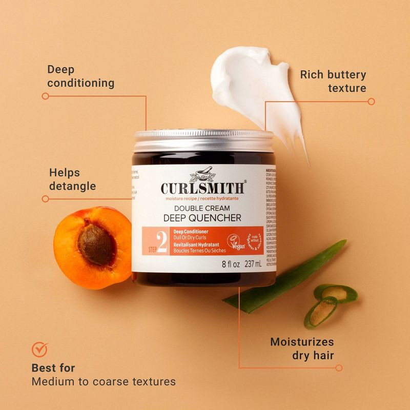 slide 2 of 6, CURLSMITH Double Cream Deep Quencher - 8 fl oz - Ulta Beauty, 8 fl oz