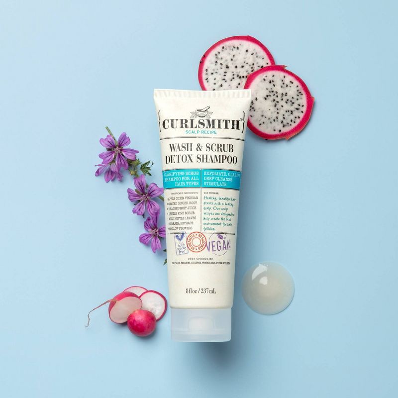slide 2 of 4, CURLSMITH Wash & Scrub Detox Shampoo Hair Treatment - 8 fl oz - Ulta Beauty, 8 fl oz