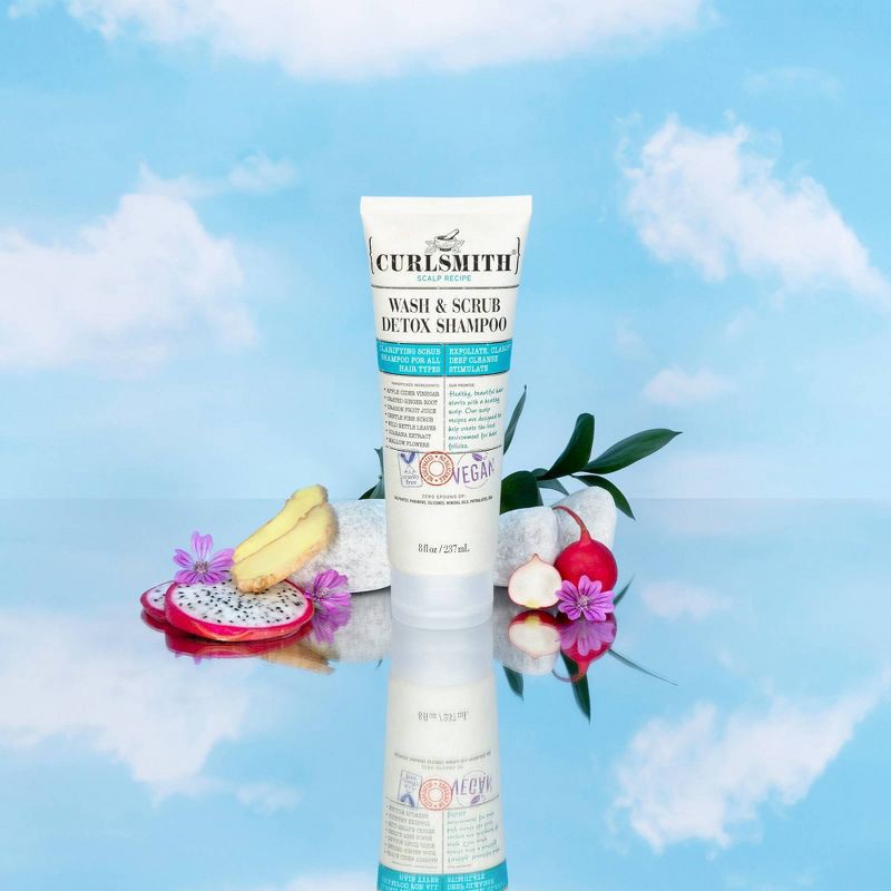 slide 3 of 4, CURLSMITH Wash & Scrub Detox Shampoo Hair Treatment - 8 fl oz - Ulta Beauty, 8 fl oz