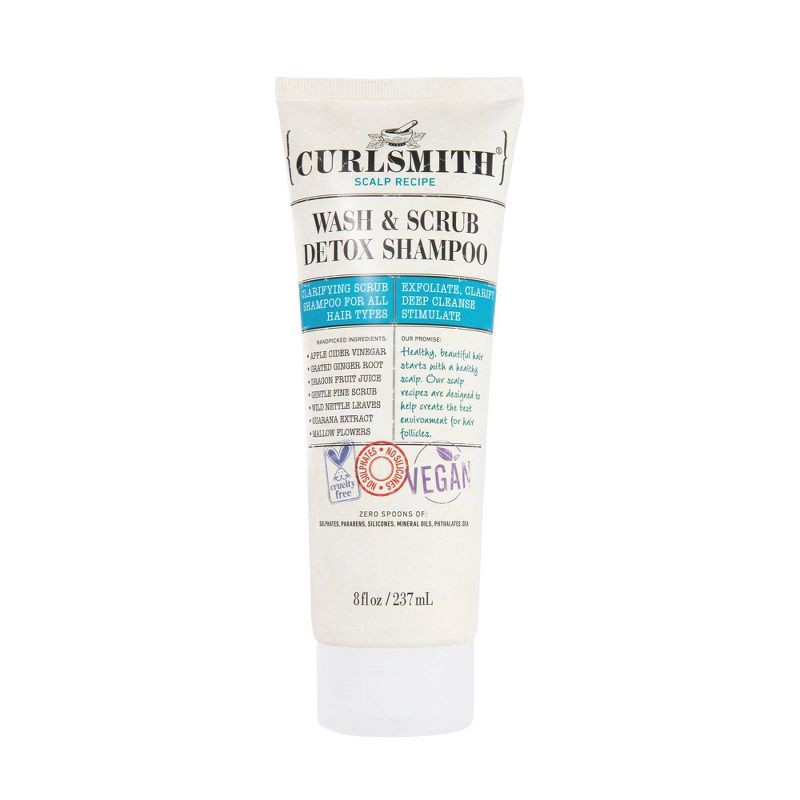 slide 1 of 4, CURLSMITH Wash & Scrub Detox Shampoo Hair Treatment - 8 fl oz - Ulta Beauty, 8 fl oz