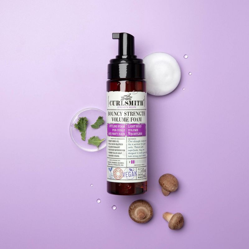 slide 2 of 5, CURLSMITH Bouncy Strength Volume Foam - 7.5 fl oz - Ulta Beauty, 7.5 fl oz