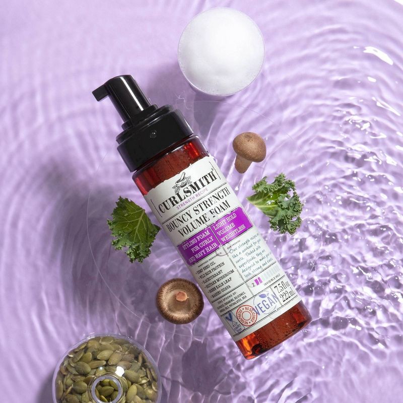 slide 4 of 5, CURLSMITH Bouncy Strength Volume Foam - 7.5 fl oz - Ulta Beauty, 7.5 fl oz