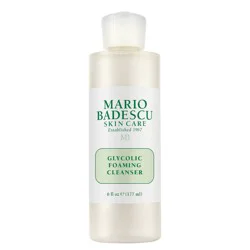 Mario Badescu Skincare Glycolic Foaming Cleanser - 6 fl oz: Vegan Exfoliant, Anti-Aging, Acne Fighting Face Wash