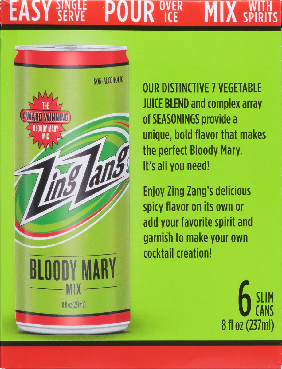 slide 4 of 11, Zing Zang Bloody Mary Mix Can, 8.4 fl oz