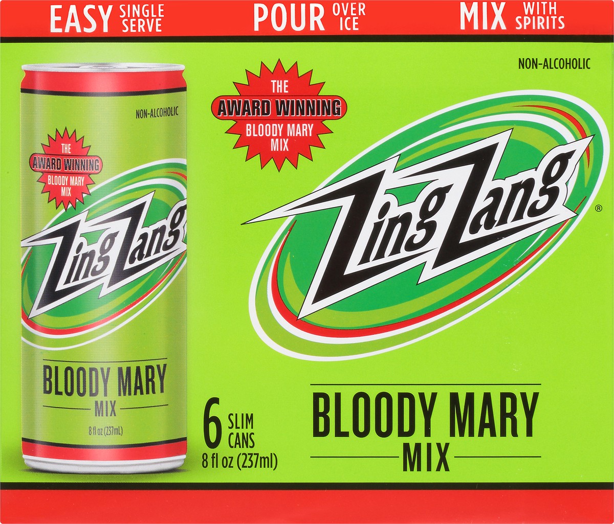 slide 6 of 11, Zing Zang Bloody Mary Mix Can, 8.4 fl oz