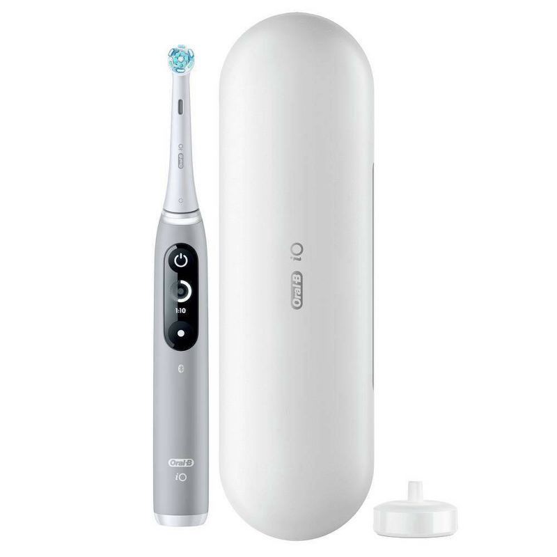 slide 3 of 10, Oral-B iO6 Power Toothbrush - Gray, 1 ct