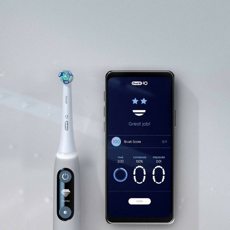 slide 8 of 10, Oral-B iO6 Power Toothbrush - Gray, 1 ct