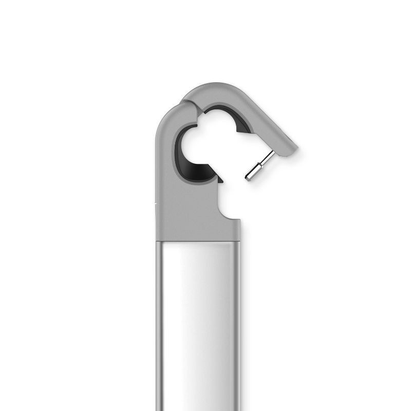 slide 4 of 7, simplehuman Adjustable Shower Caddy XL Stainless Steel/Anodized Aluminum Silver, 1 ct