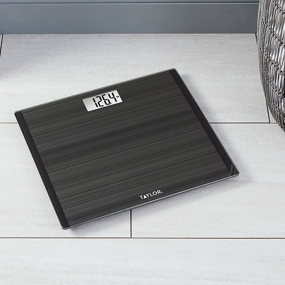 Wide Platform and High Capacity Digital Scale Black - Taylor