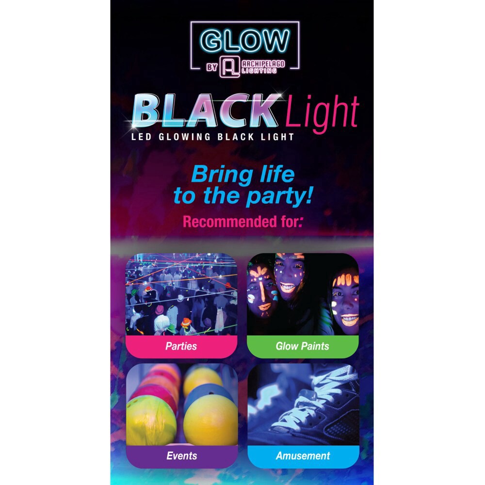 slide 3 of 3, Glow A19 Black Light Bulb, 1 ct