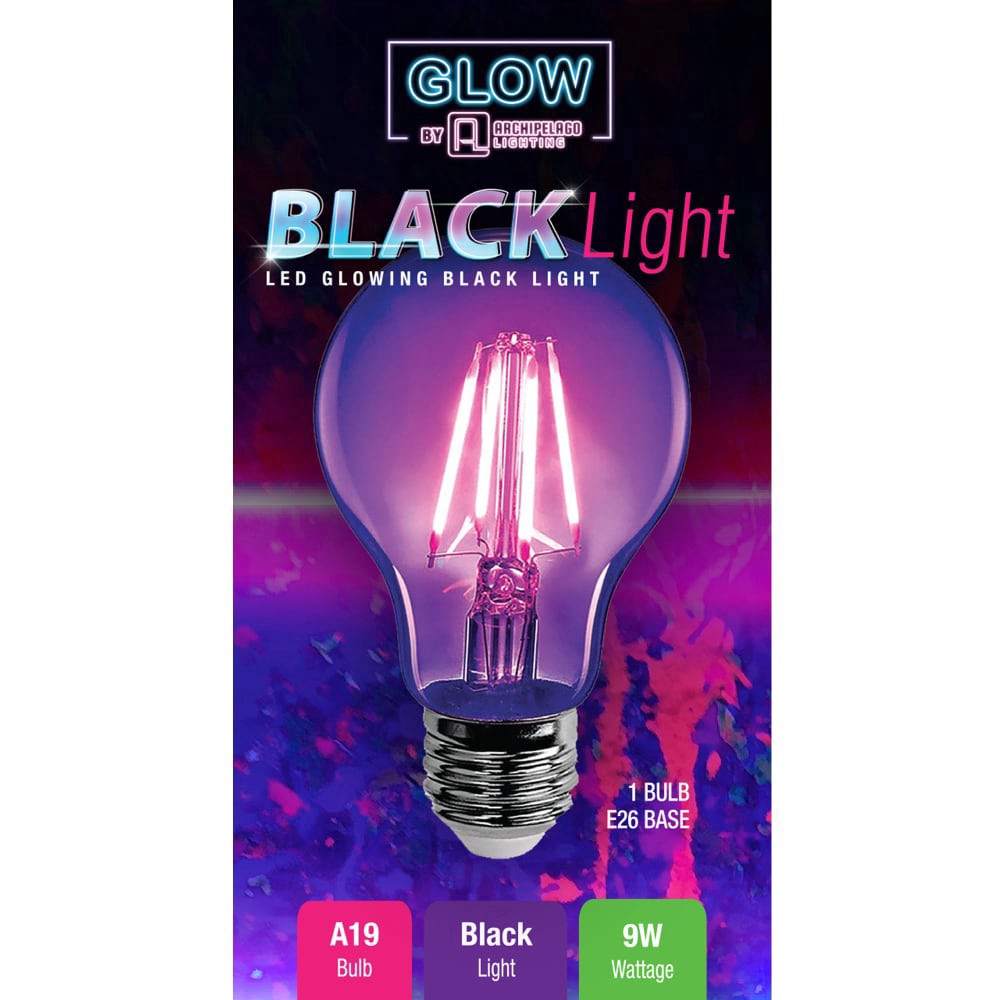 slide 2 of 3, Glow A19 Black Light Bulb, 1 ct