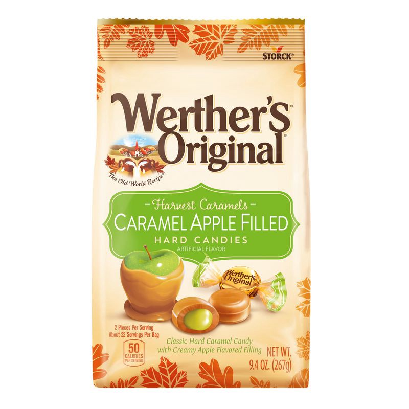 slide 1 of 6, Werther's Original Halloween Harvest Caramel Apple Filled Hard Candies - 9.4oz, 9.4 oz