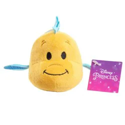 Disney Princess The Little Mermaid Flounder Plush: Polyester Stuffed Fish Toy, Character from Disney Princess Collection