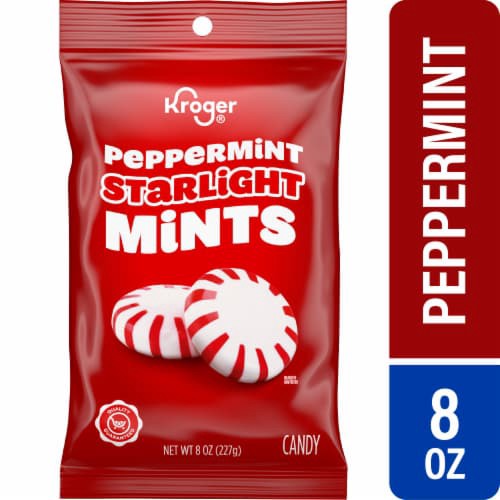 slide 1 of 4, Kroger Starlight Mint Peppermint Candy, 8 oz