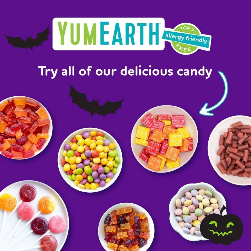 slide 6 of 6, YumEarth Halloween Organic Candies Variety Bag - 16.55oz/50ct, 16.55 oz, 50 ct