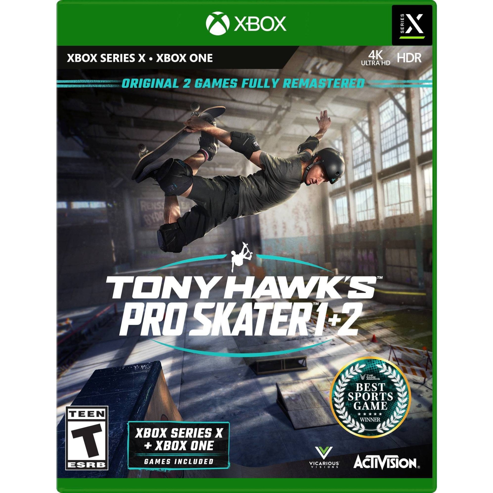 slide 1 of 6, Activision Tony Hawk Pro Skater 1 + 2 - Xbox Series X/Xbox One, 1 ct