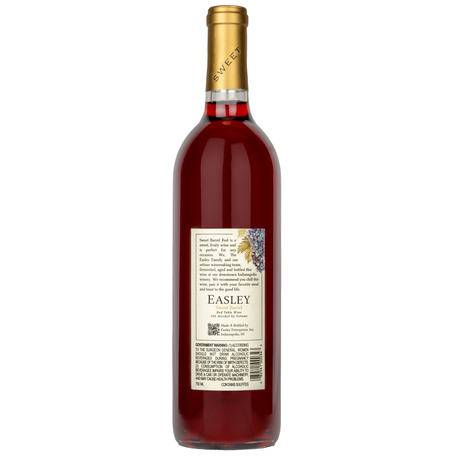 slide 2 of 2, Easley Barrel Red 750 Ml, 25 oz