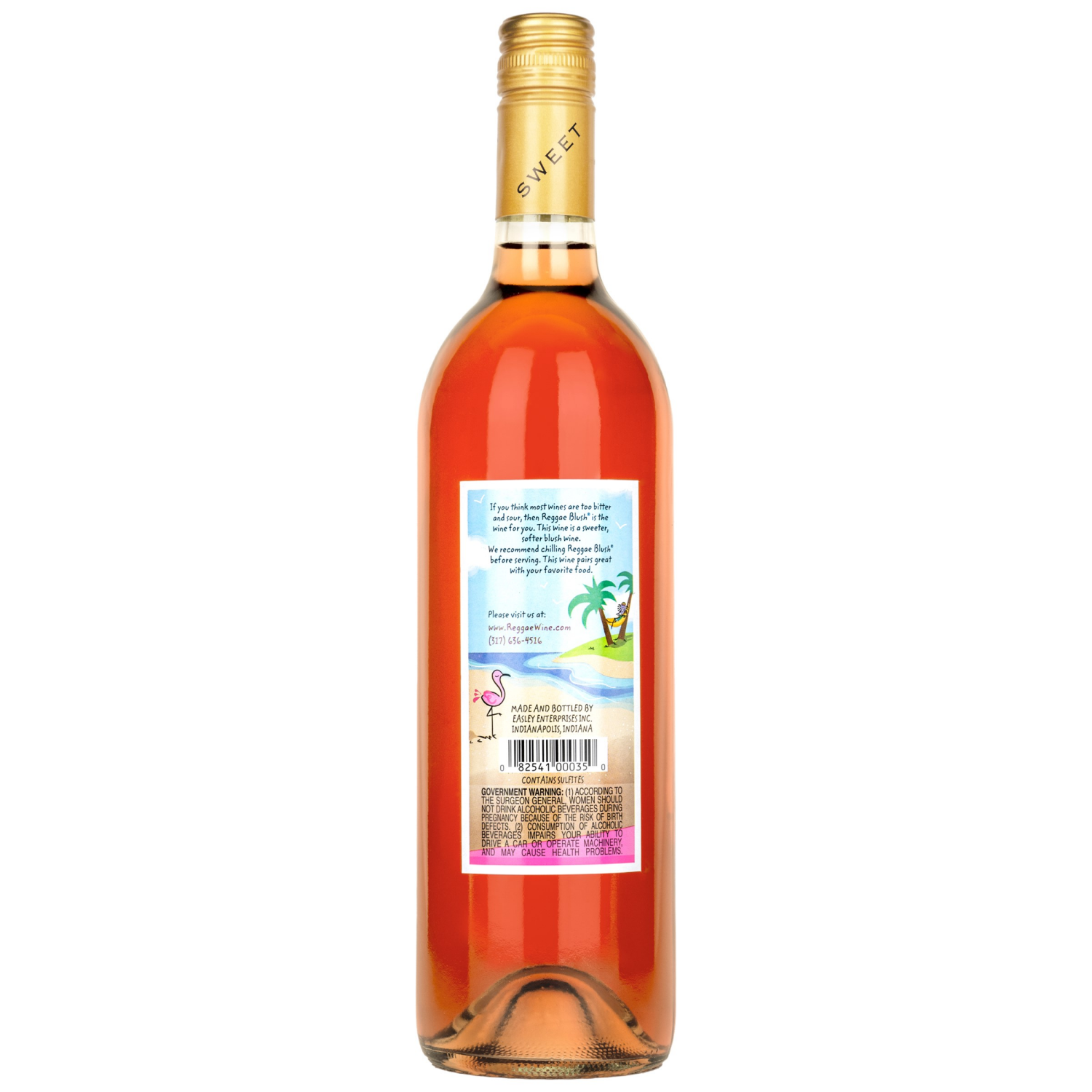 slide 2 of 2, Easley Reggae Blush Wine, 750 ml