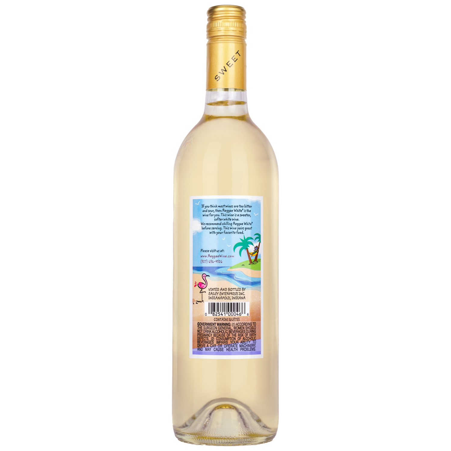 slide 2 of 2, Easley Reggae White Wine, 750 ml
