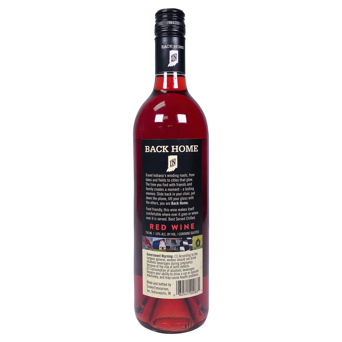 slide 2 of 2, EASLEY Back Home Red Wine 750 Ml, 25 oz