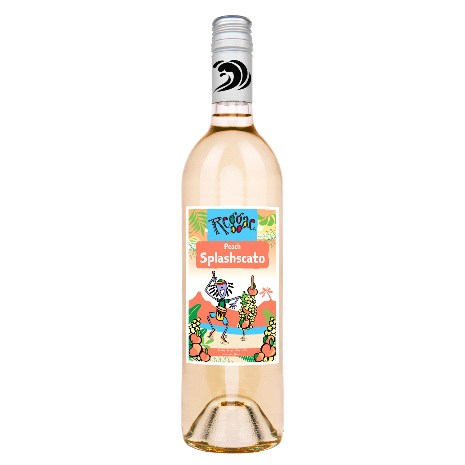 slide 1 of 1, Easley Reggae Peach Splashscato Indiana White Wine, 750 ml