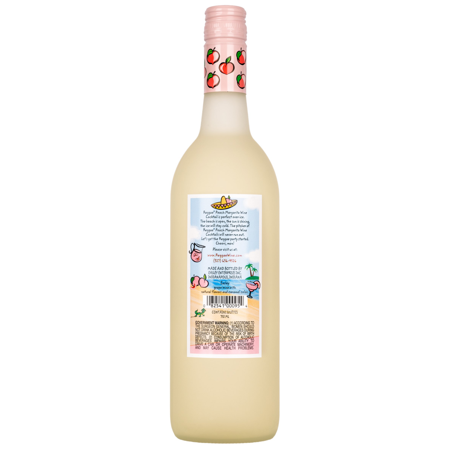 slide 2 of 2, Easley Reggae Peach Margrta 750 Ml, 750 ml