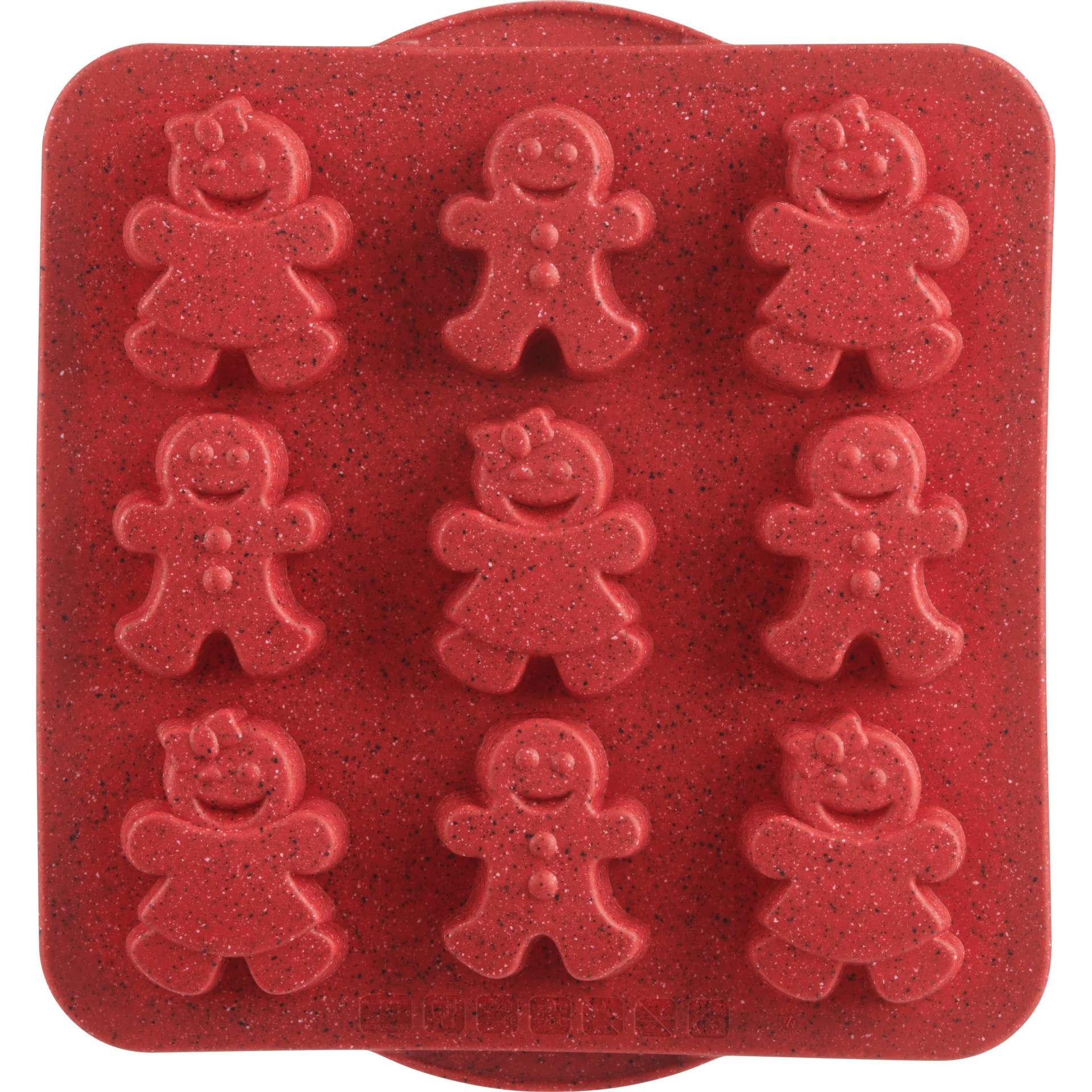 slide 1 of 6, Trudeau Silicone Gingerbread People Cupcake Pan, 1 ct