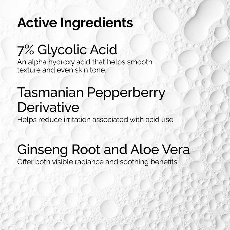 slide 3 of 8, The Ordinary Glycolic Acid 7% Exfoliating and Brightening Daily Toner - 8 fl oz - Ulta Beauty, 8 fl oz