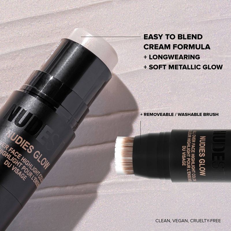 slide 6 of 10, NUDESTIX Nudies All Over Face Glow Bronzer - Bubbly Bebe - 8gm - Ulta Beauty, 1 ct