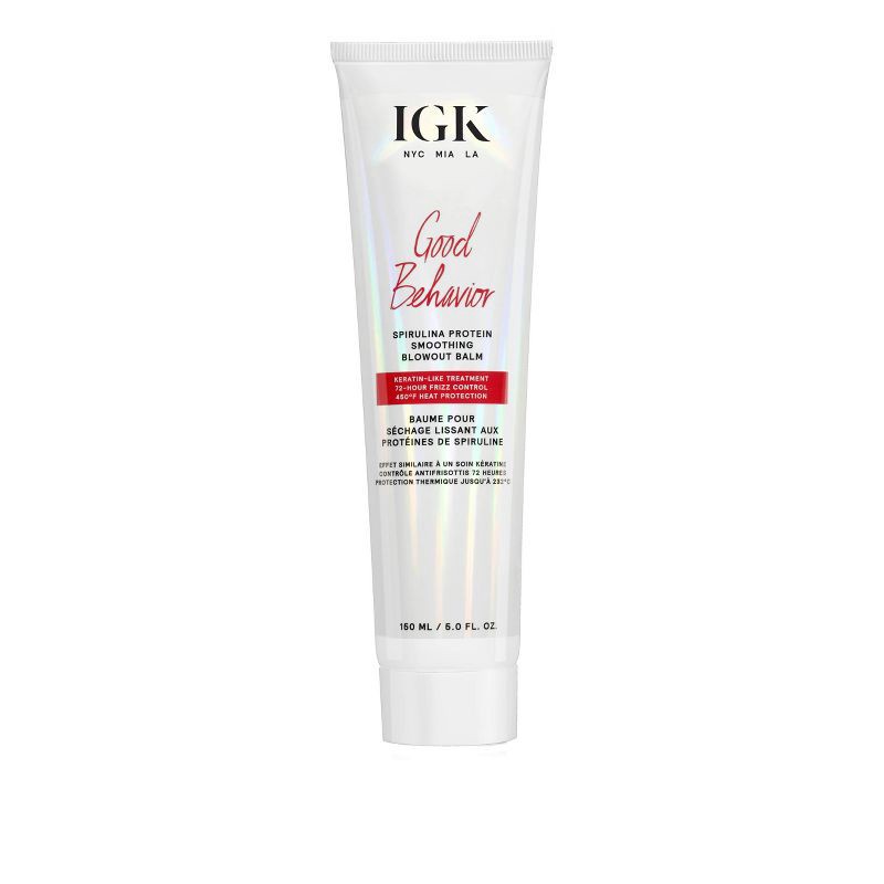 slide 1 of 1, IGK Women's Good Behavior Spirulina Protein Smoothing Blowout Balm- 4.5oz - Ulta Beauty, 4.5 oz
