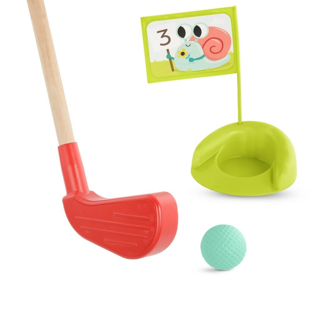 slide 3 of 6, B. toys Hole-in-Fun Toy Golf Set, 1 ct