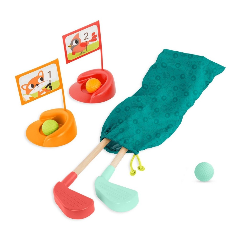 slide 4 of 6, B. toys Hole-in-Fun Toy Golf Set, 1 ct