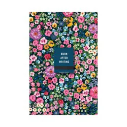 Readerlink Burn After Writing (Floral) - by Sharon Jones (Paperback)