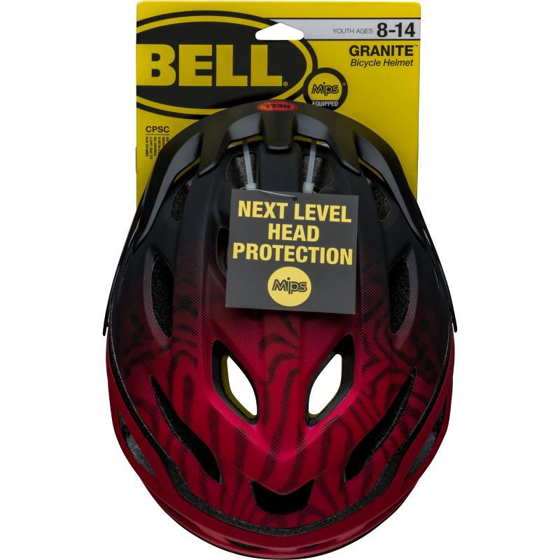 slide 8 of 9, Bell Granite MIPS Youth Bike Helmet - Black/Red, 1 ct