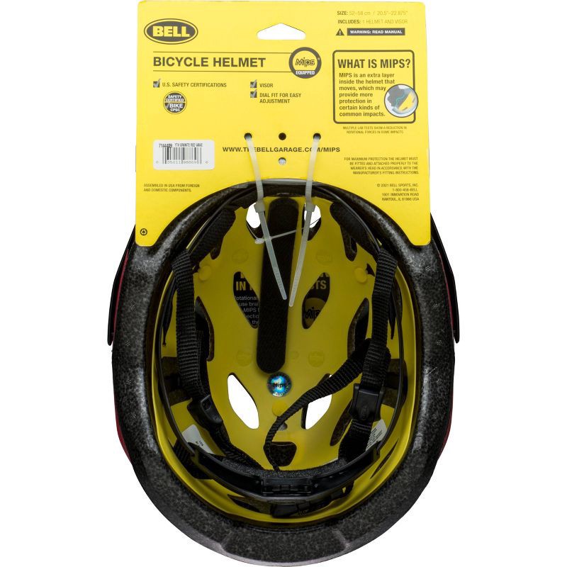 slide 9 of 9, Bell Granite MIPS Youth Bike Helmet - Black/Red, 1 ct