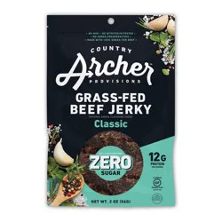 Archer Jerky Country Archer Zero Sugar Classic Beef Jerky - 2oz
