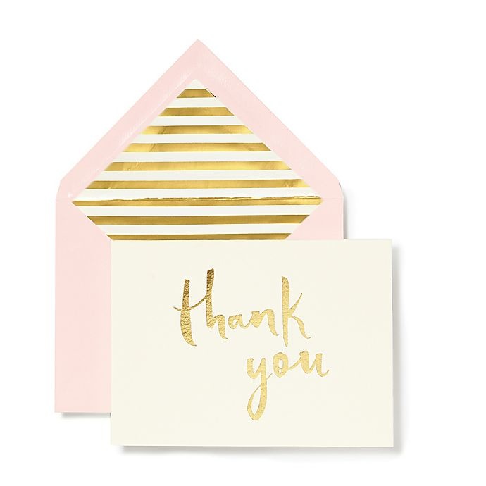 slide 1 of 1, Kate Spade New York Bridal Thank You Cards, 10 ct