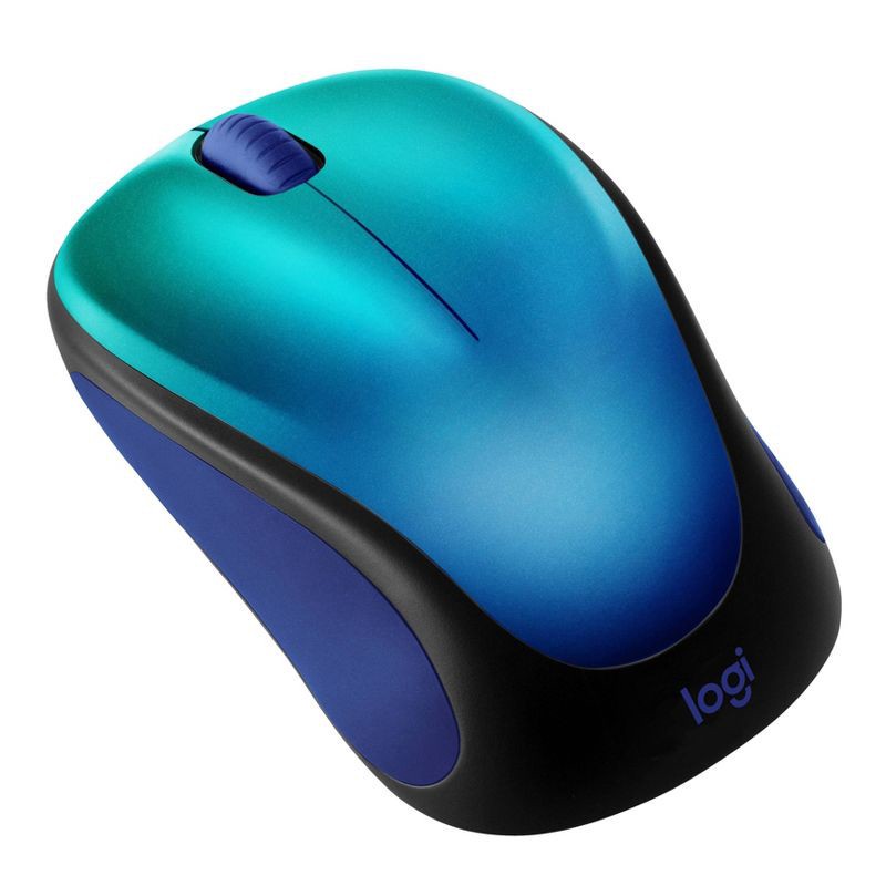 slide 2 of 4, Logitech M317 Mouse - Blue Aurora, 1 ct