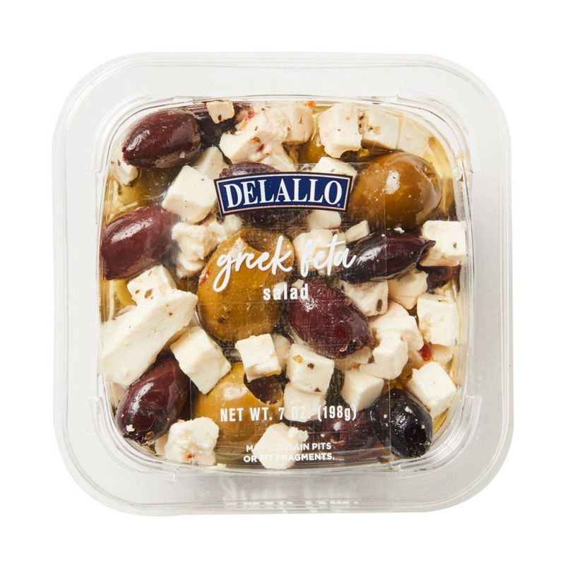 slide 1 of 10, DeLallo Deli Fresh Greek Feta Salad in Oil - 7oz, 7 oz