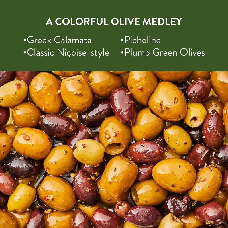 slide 5 of 8, DeLallo Deli Fresh Pitted Olives Jubilee in Oil - 7oz, 7 oz