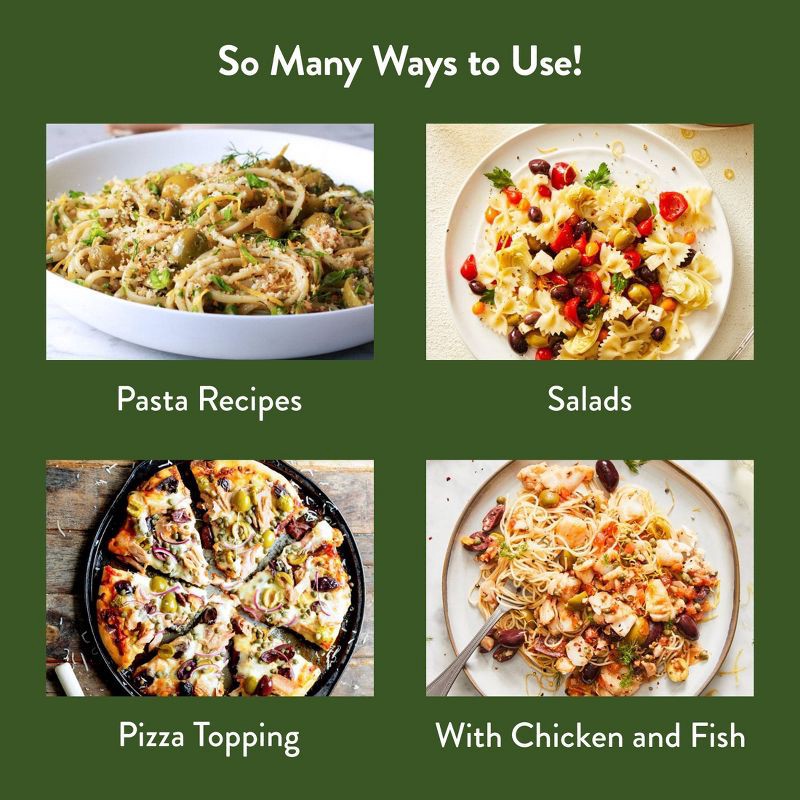 slide 7 of 8, DeLallo Deli Fresh Pitted Olives Jubilee in Oil - 7oz, 7 oz