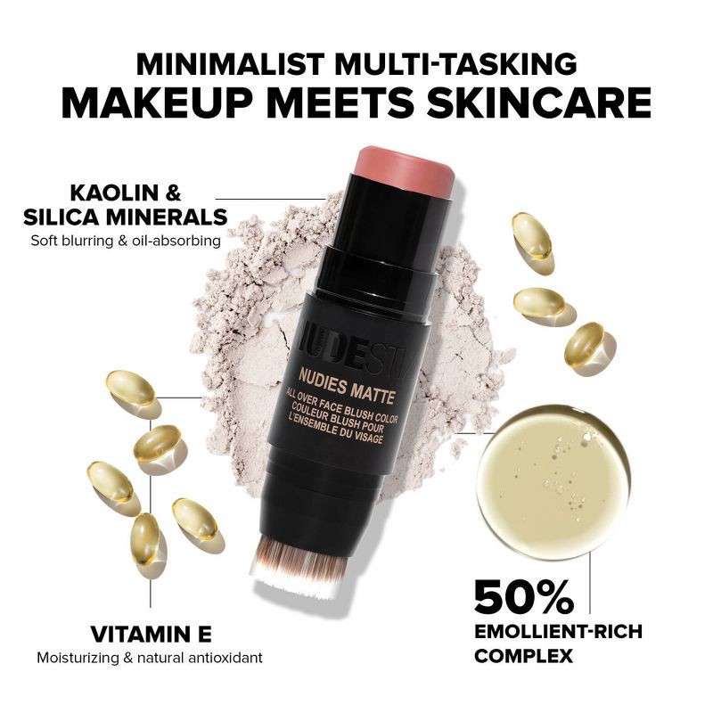 slide 4 of 11, NUDESTIX Nudies All Over Face Matte Blush - Naughty n Spice - 0.25oz - Ulta Beauty, 0.25 oz