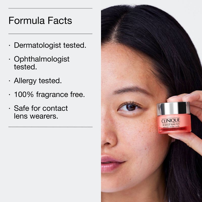 slide 7 of 9, Clinique All About Eyes Rich Eye Cream with Hyaluronic Acid - 0.5 fl oz - Ulta Beauty, 0.5 fl oz