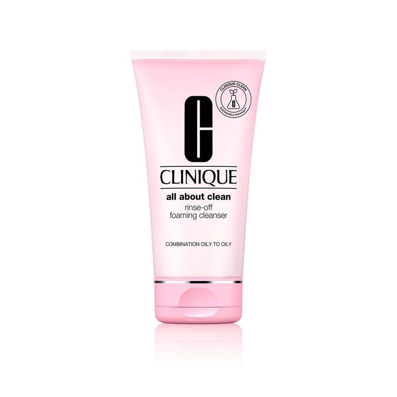 slide 1 of 6, Clinique All About Clean Rinse-Off Foaming Face Cleanser - 5 fl oz - Ulta Beauty, 5 fl oz