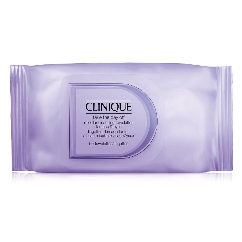 slide 2 of 4, Clinique Take The Day Off Micellar Cleansing Makeup Remover Towelettes - 50ct - Ulta Beauty, 50 ct