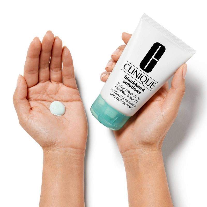 slide 2 of 6, Clinique Blackhead Solutions 7 Day Deep Pore Cleanse & Face Scrub - 4.2 fl oz - Ulta Beauty, 4.2 fl oz