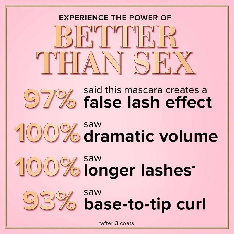 slide 8 of 9, Too Faced Better Than Sex Volumizing & Lengthening Mascara - 0.27 fl oz - Ulta Beauty, 0.27 fl oz