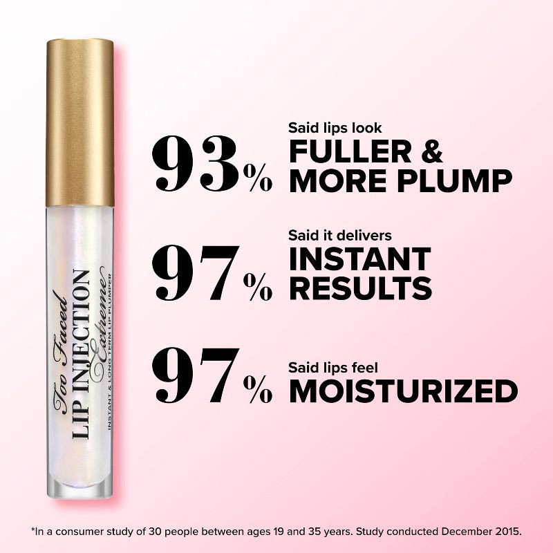 slide 7 of 7, Too Faced Lip Injection Extreme Hydrating Lip Plumper - Strawberry - 0.14 fl oz - Ulta Beauty, 0.14 fl oz