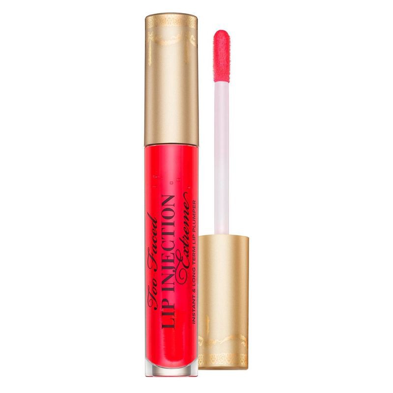 slide 1 of 10, Too Faced Lip Injection Extreme Hydrating Lip Plumper - Strawberry - 0.14 oz - Ulta Beauty, 0.14 oz