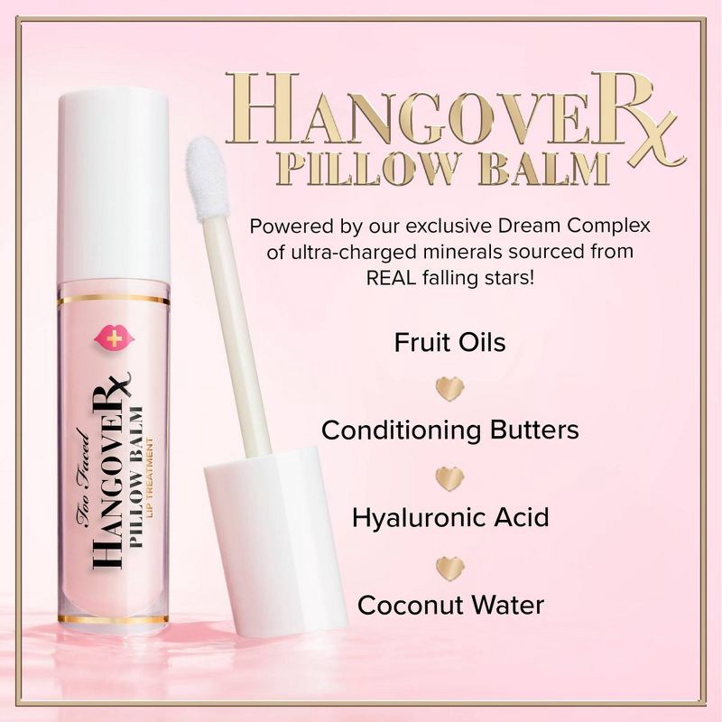 slide 6 of 8, Too Faced Hangover Pillow Balm Ultra-Hydrating Lip Balm - Cocoa Kiss - 0.2 fl oz - Ulta Beauty, 0.2 fl oz